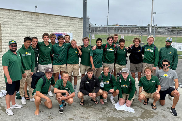 MHS Water Polo team at South Coast Tournament